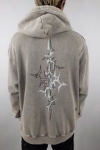 Cyber Sigil Acid Wash Hoodie